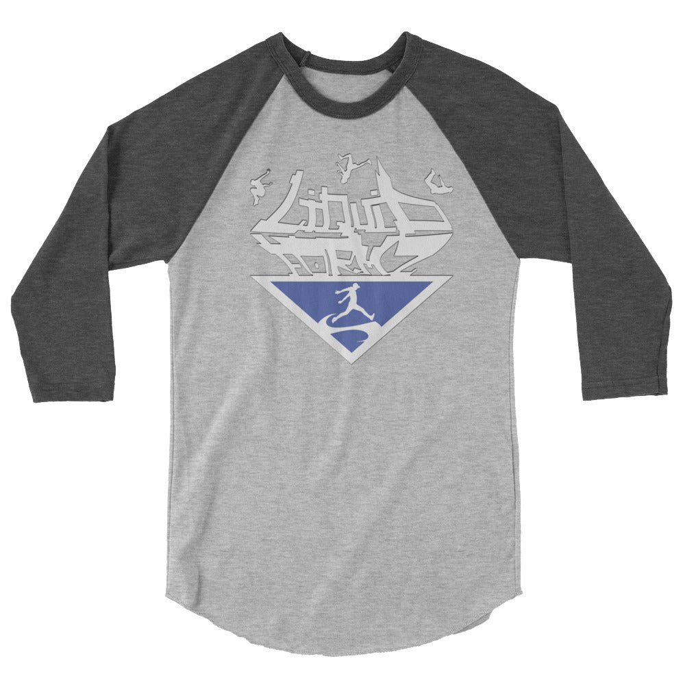 Classic Liquid Formz 3/4 sleeve raglan shirt (unisex)