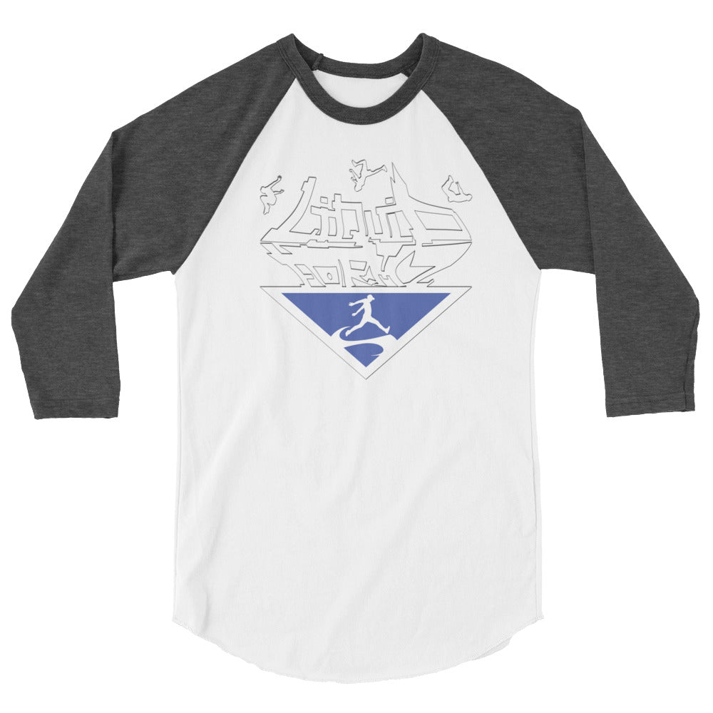 Classic Liquid Formz 3/4 sleeve raglan shirt (unisex)