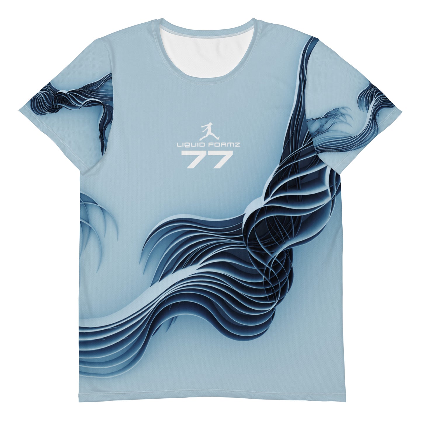 Liquid Formz(Signature 77)Full Graphic Athletic T-shirt