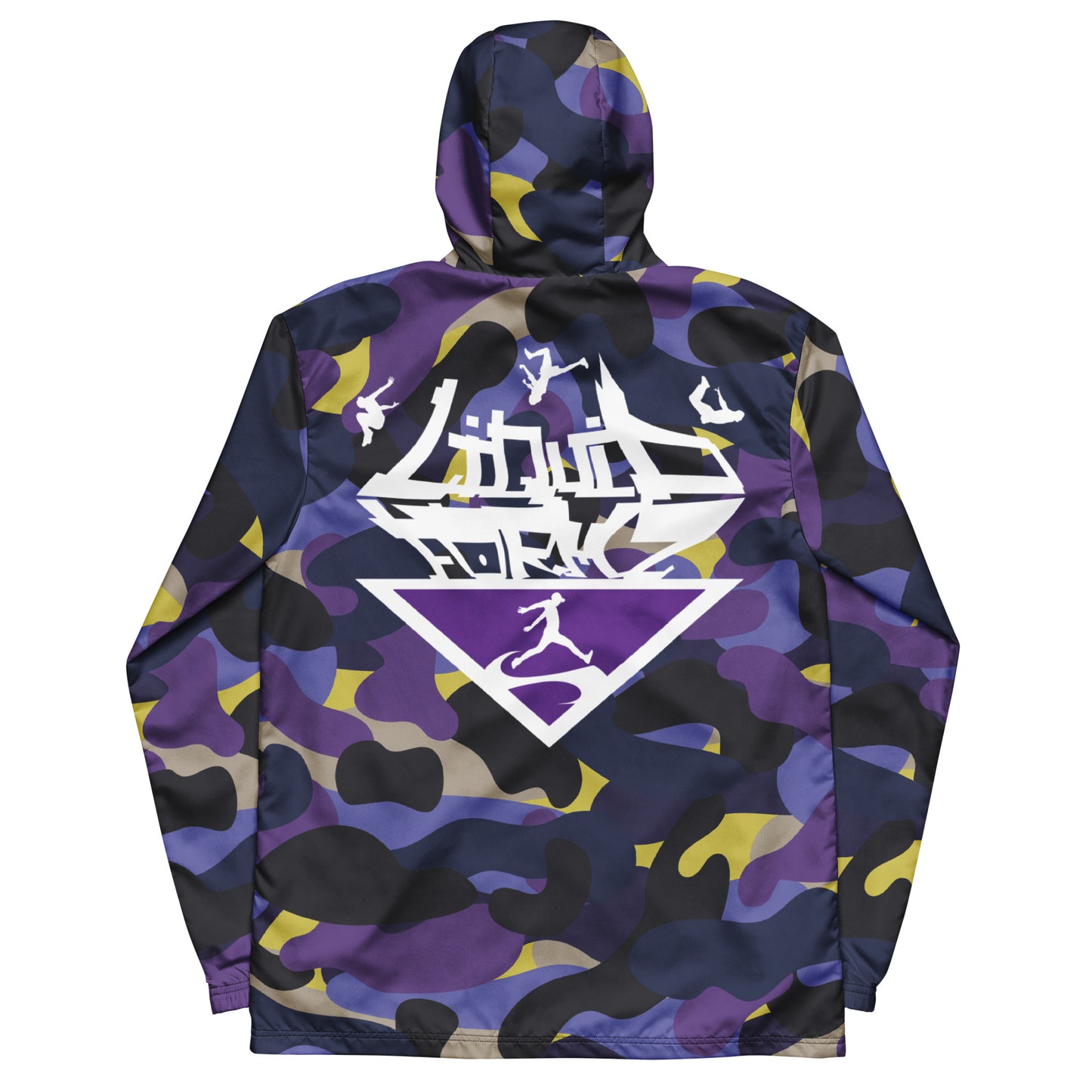 Liquid Formz Men’s Purple Camo Windbreaker