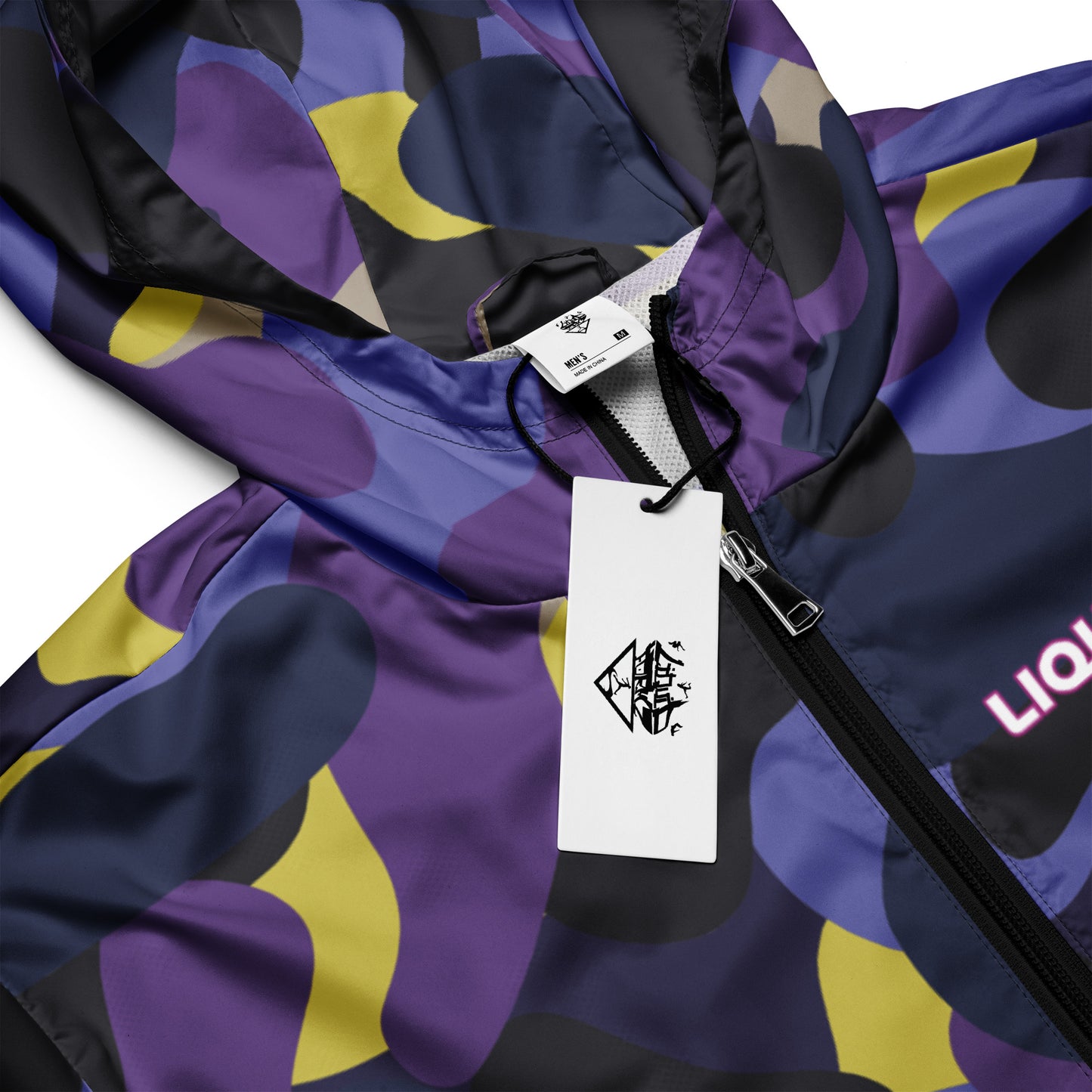 Liquid Formz Men’s Purple Camo Windbreaker