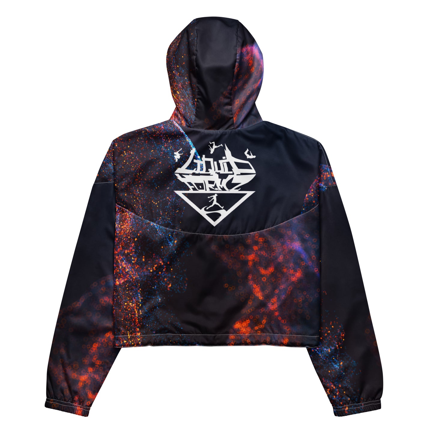 Liquid Formz Full Women’s Graphic Cropped Windbreaker