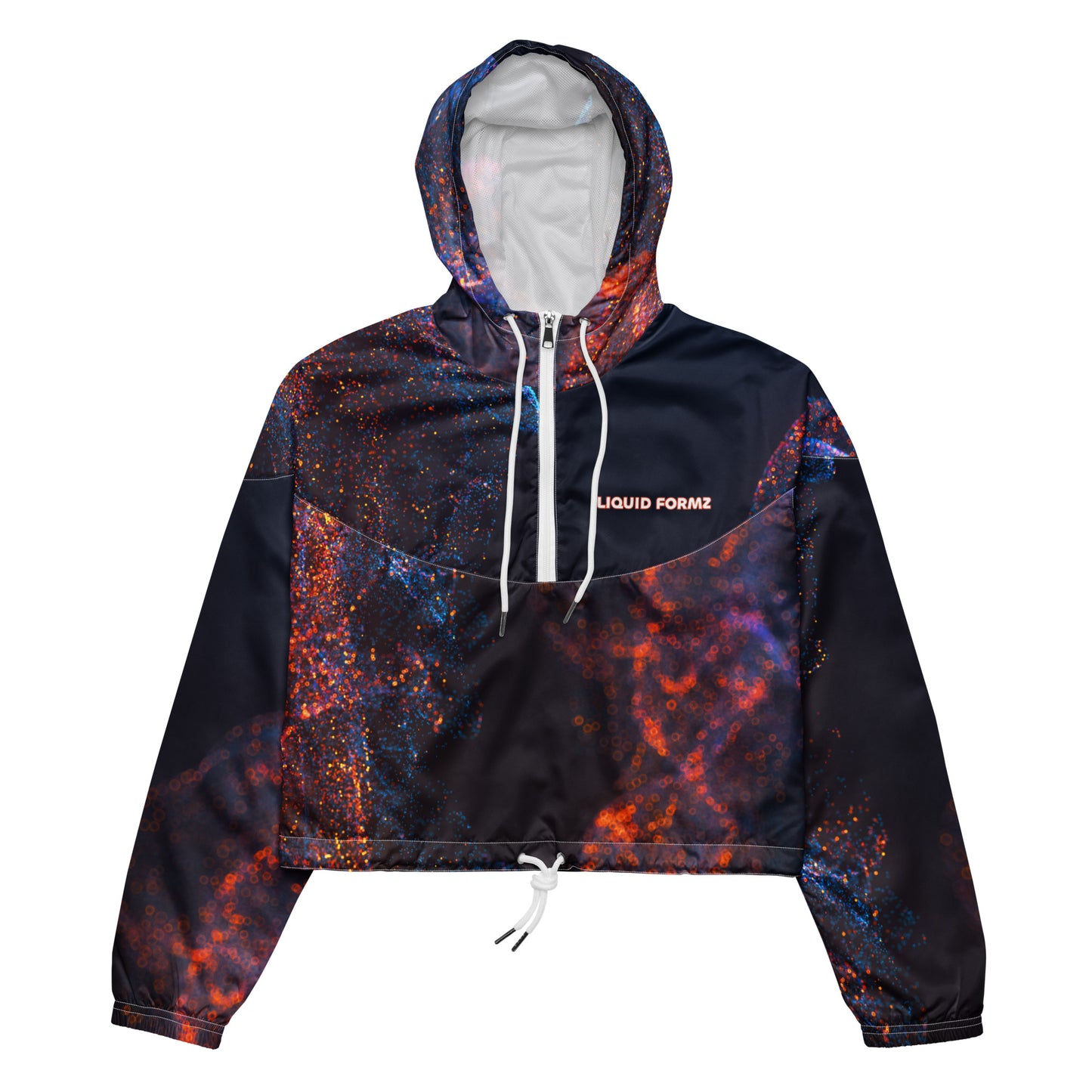 Liquid Formz Full Women’s Graphic Cropped Windbreaker