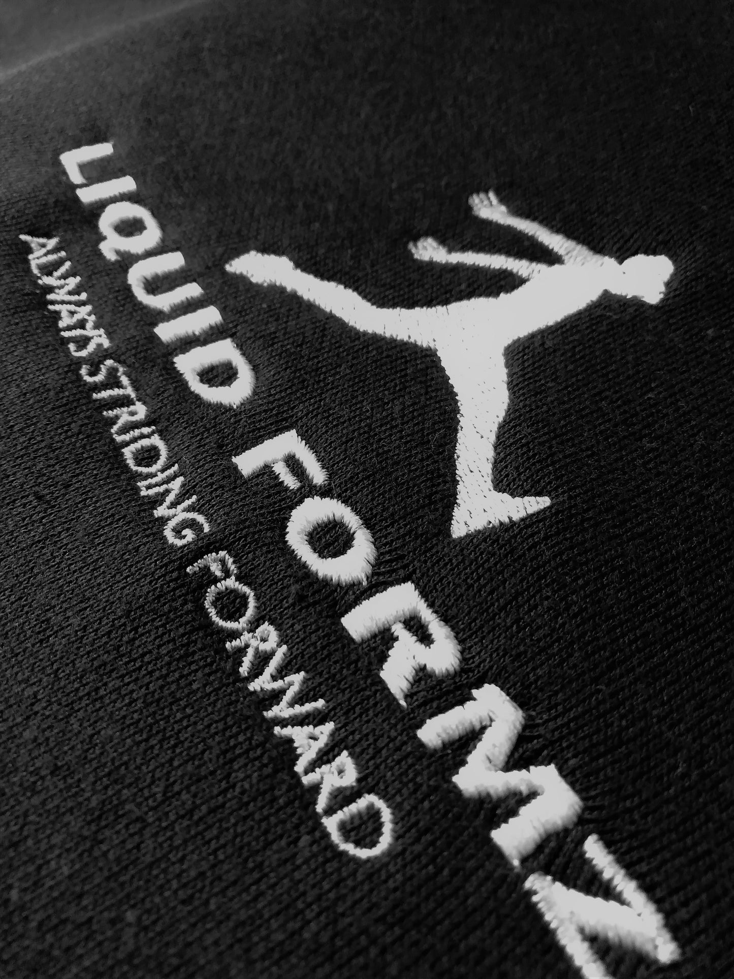 Liquid Formz (Always Striding Forward) Embroidered Unisex Hoodie