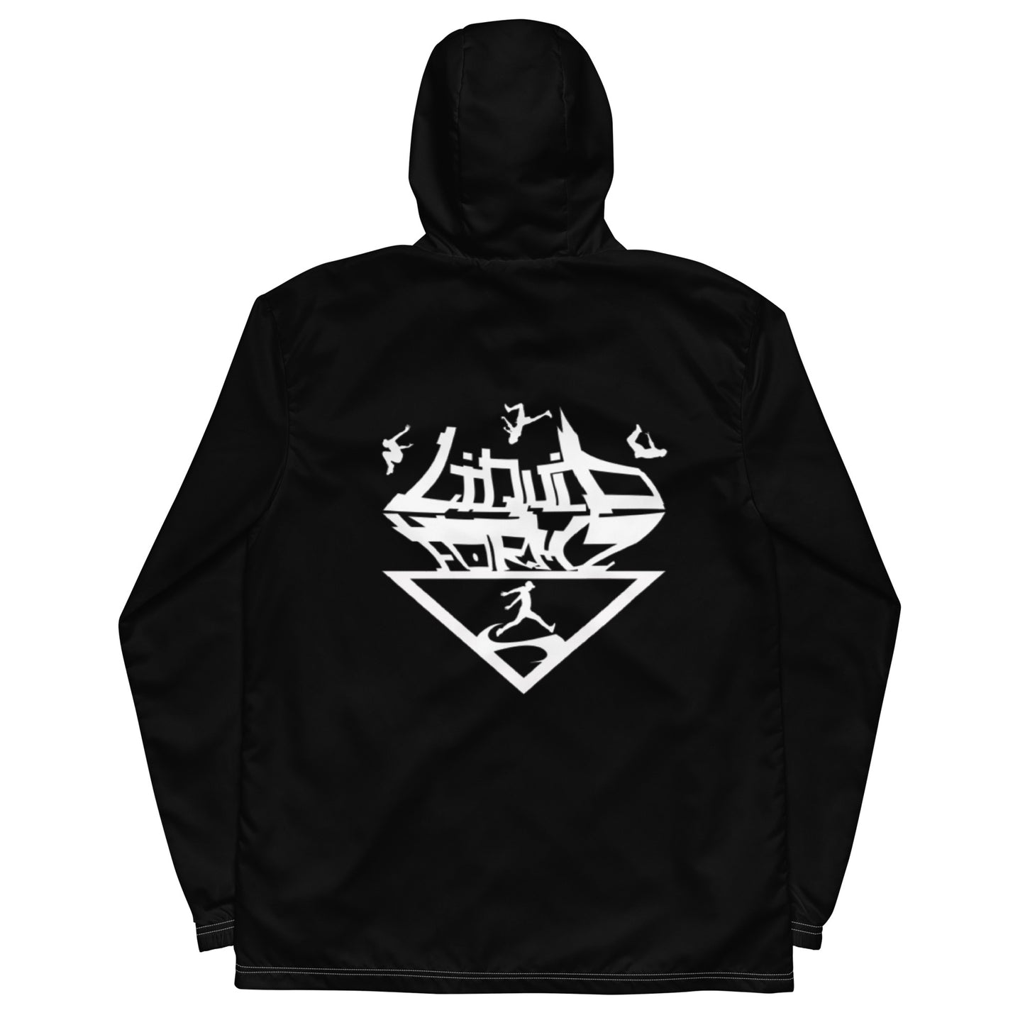 Liquid Formz (kanji water) hooded windbreaker