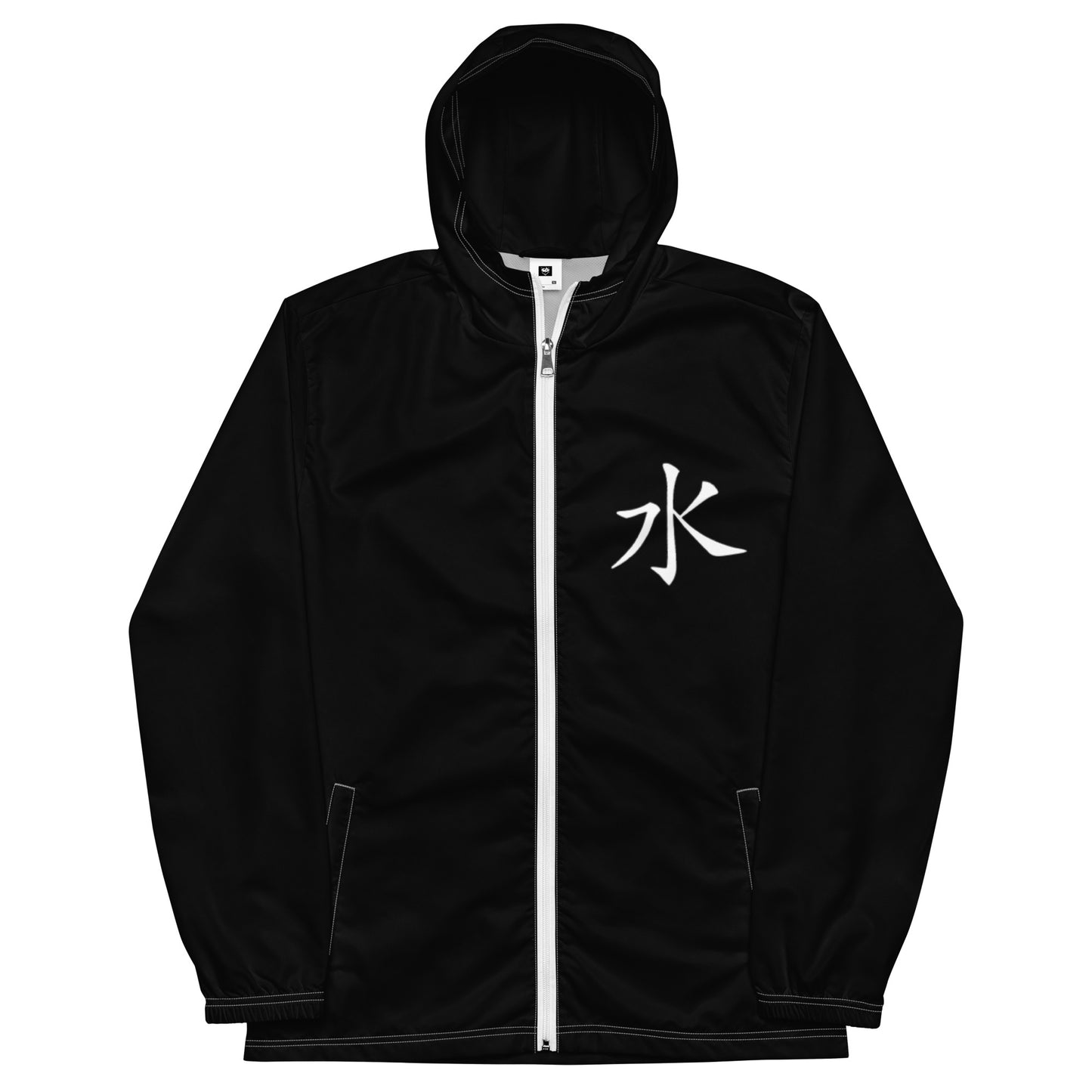 Liquid Formz (kanji water) hooded windbreaker