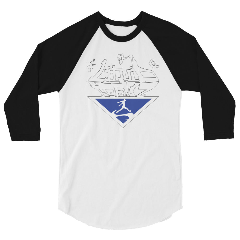 Classic Liquid Formz 3/4 sleeve raglan shirt (unisex)