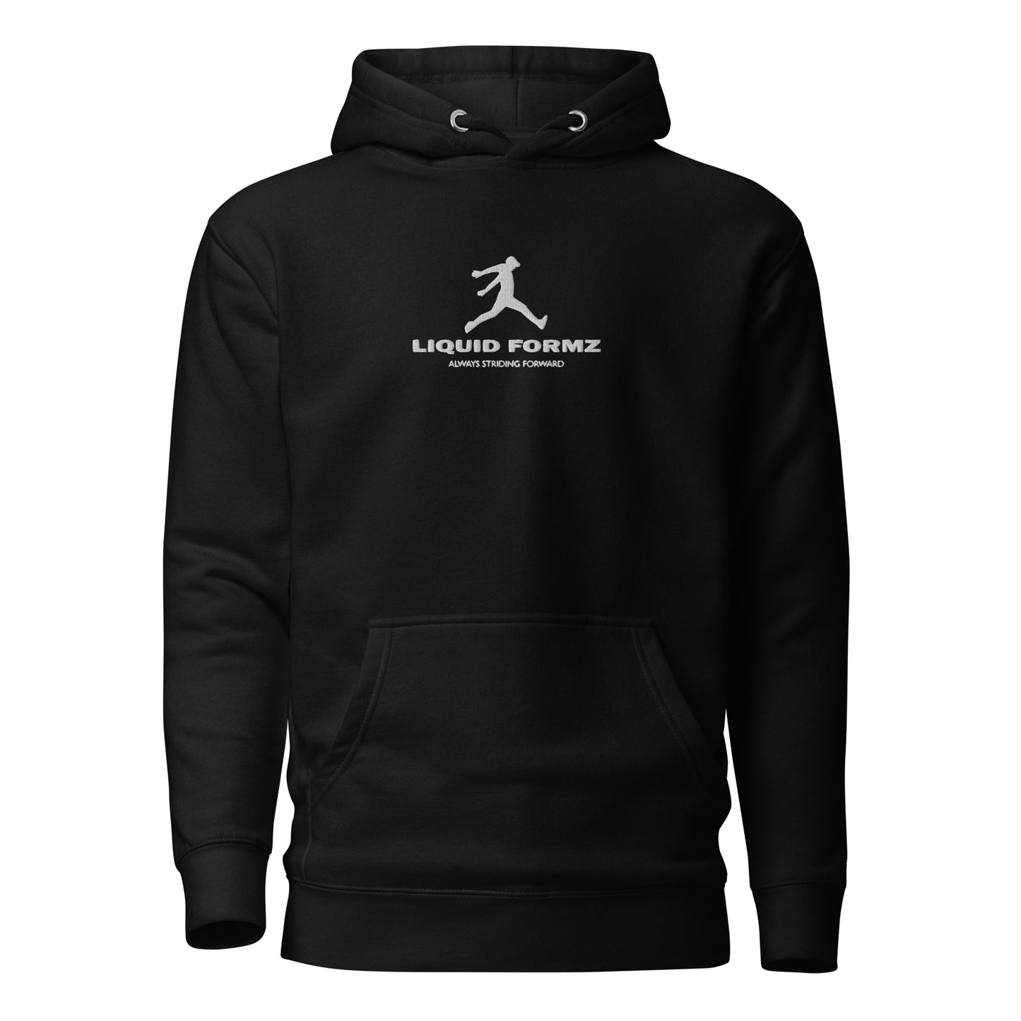 Liquid Formz (Always Striding Forward) Embroidered Unisex Hoodie