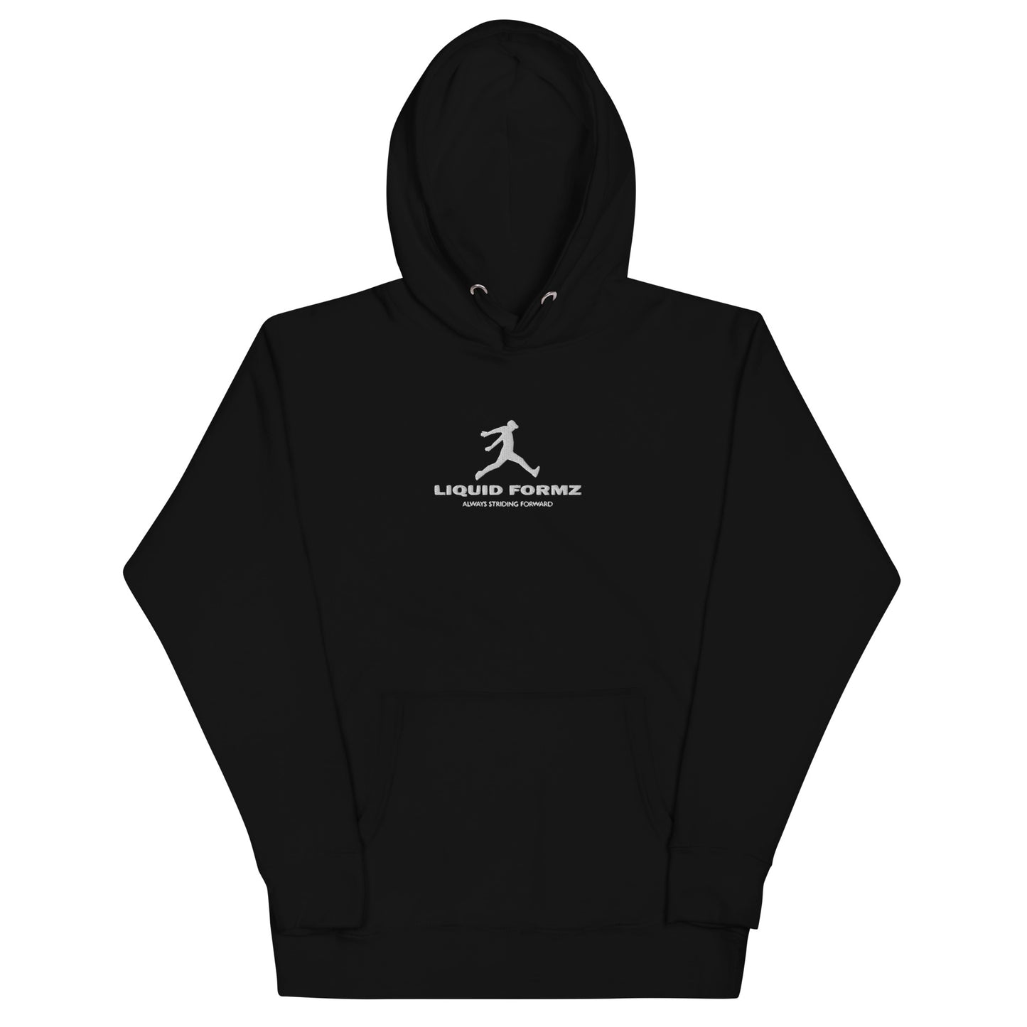 Liquid Formz (Always Striding Forward) Embroidered Unisex Hoodie